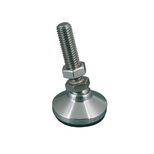 Levelling Studded Mounts - 1/2-13 UNC -12.7mm- 47.6x28.6 mm - Stainless Steel 316 Similar to A4, 18-10 