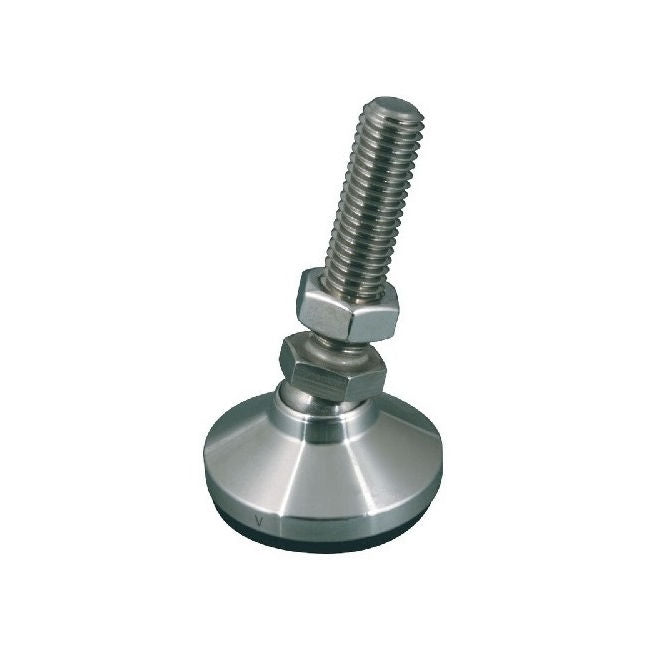 1056496 | MSM-048F-025-S3 (PK-15) --- Levelling Studded Mounts - 10-32 UNF - 4.76mm - 19.1x13.5 mm Swivel - Stainless Steel 303/304 Similar to A2, 18-8 HRB80 Mount