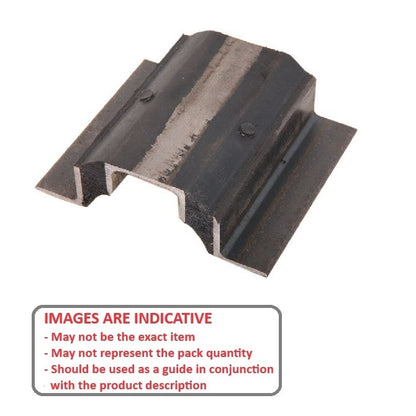 1186581 | MVIS-0091 (Each) --- Vibro Insulator Strips Mounts - 90.718 kg - 101.6x114.3 mm - Neoprene Rubber and Steel Mount