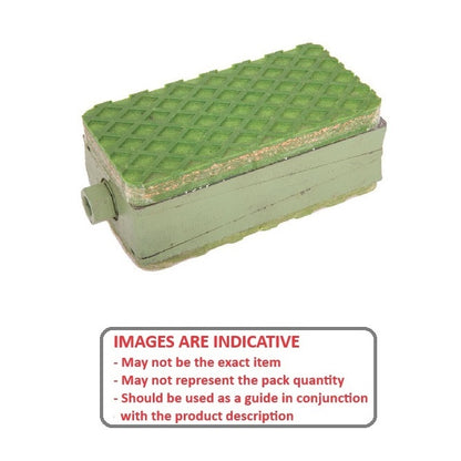 1225558 | MW-0907 (Each) --- Wedge Mounts - 907.2 Kg - 152.4x76.2 mm Light Duty - Steel Mount