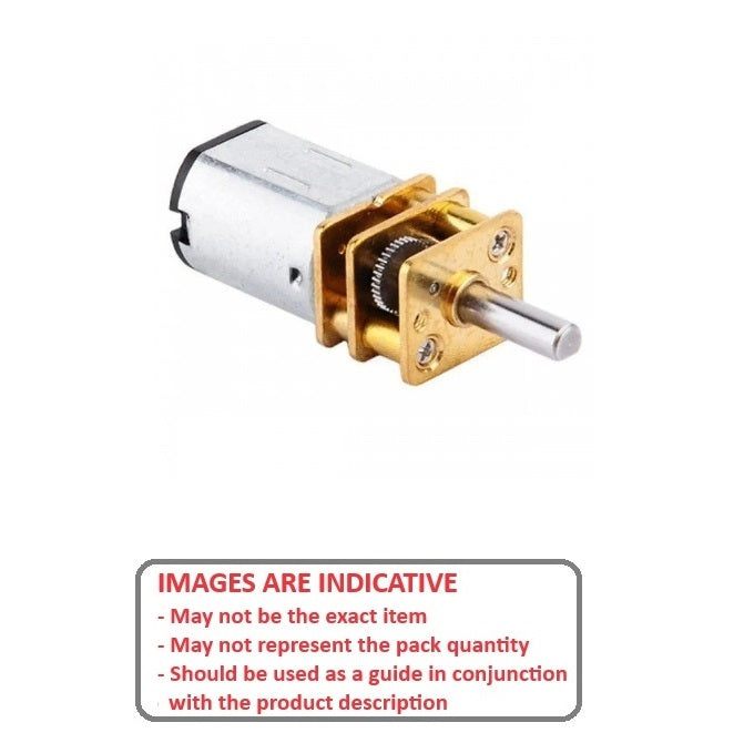 1105243 | 12LM-1-250 (PK-10) --- Open Gear Gearmotors - 14 RPM - 1.5 V - 0.05 A - Steel Gearmotor