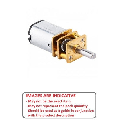 1105243 | 12LM-1-250 (PK-10) --- Open Gear Gearmotors - 14 RPM - 1.5 V - 0.05 A - Steel Gearmotor