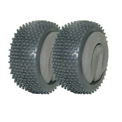 1229644 | MV3693S-ME (PK-2) --- Great Vigor Parts Hobby - Tyres Cage Buggy GP and BL - Square Block Tyres With Foam