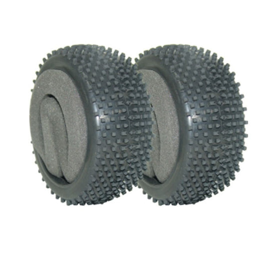 1229608 | MV3693S-ME (PK-2) --- Great Vigor Parts Hobby - Tyres Cage Buggy GP and BL - Square Block Tyres With Foam