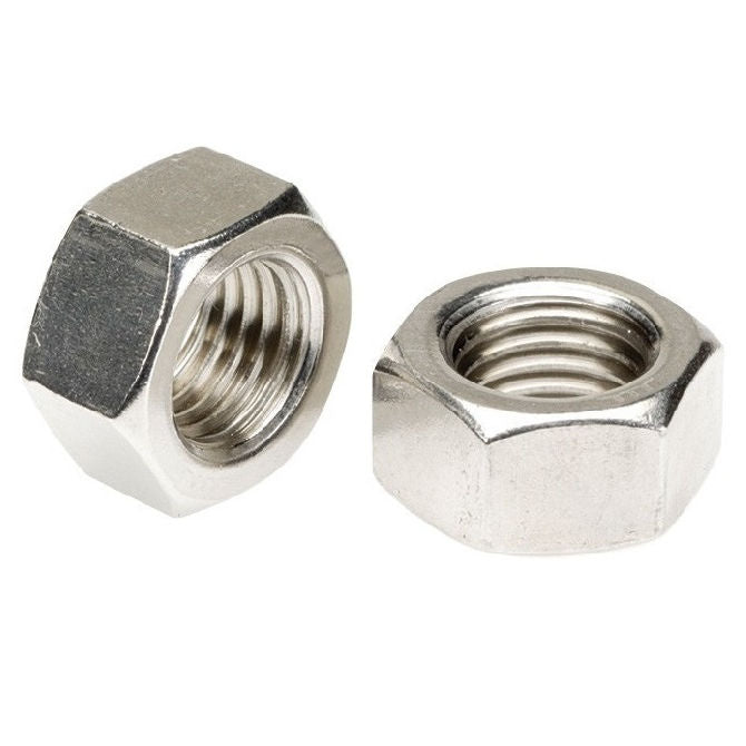 1060210 | NT050M-HX-AL (PK-10) --- Hexagonal Nuts - M5 - 5x0.8mm - 4x8 mm Full - Aluminium Nut