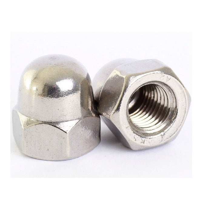 Dome Nuts - M20 -20x2.5mm- 316 Stainless 34 mm