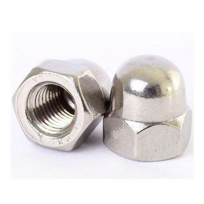 1115950 | NT160M-DM-S6 (PK-50) --- Dome Nuts - M16 - 16x2mm - 316 Stainless 28 mm Nut