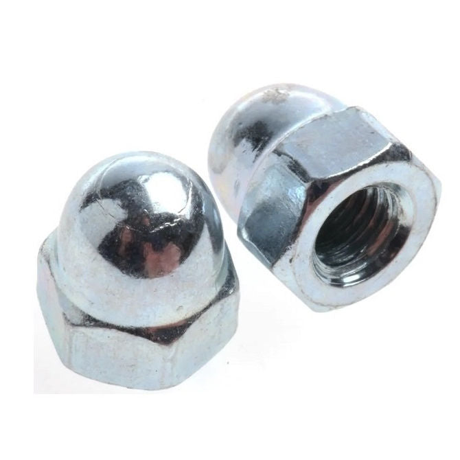 1046790 | NT030M-DM-CC (PK-20) --- Dome Nuts - M3 - 3x0.5mm - Steel - Chrome Plated 7 mm Nut