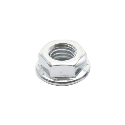 Flanged Nuts - M5 -5x0.8mm- Zinc Plated Steel - -