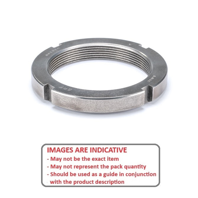 1097463 | KM00 (Each) --- Bearing Locknuts Nuts - M10 - 10x1.5mm - 18x4 mm Right Hand Thread - Steel Nut