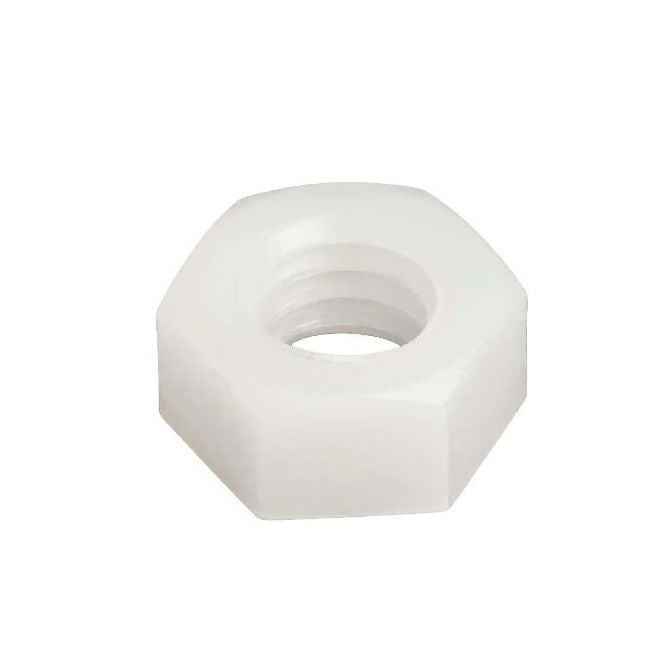 1074318 | NT064F-HX-NY (PK-10) --- Hexagonal Nuts - 1/4-28 UNF - 6.35mm - 4.9x11.11 mm Full - Nylon Polyamide 6/6 Nut