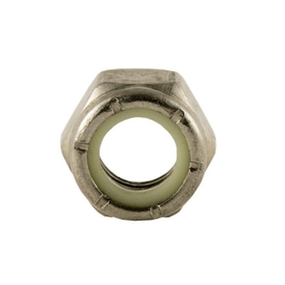 1089232 | NT095C-NI-CS (50 Pcs) --- Hexagonal Nuts - 3/8-16 UNC (9.53mm) Steel (Din 985) Standard