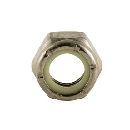 1078058 | NT079C-NI-CS (PK-5) --- Hexagonal Nuts - 5/16-18 UNC - 7.94mm - 8.6x12.5 mm Nylon Insert - Steel Din 985 Nut