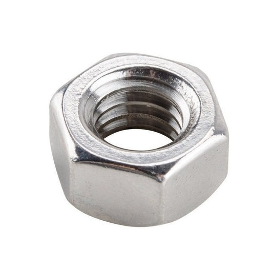 Hexagonal Nuts - 3/8-16 UNC -9.53mm- 7.6x15 mm - Stainless Steel 304 Similar to A2, 18-8 HRB80