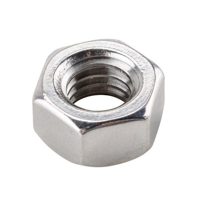 1078996 | NT080M-HX-S6 (PK-100) --- Hexagonal Nuts - M8 - 8x1.25mm - 6.5x13 mm Full - Stainless Steel 316 Similar to A4, 18-10 Nut