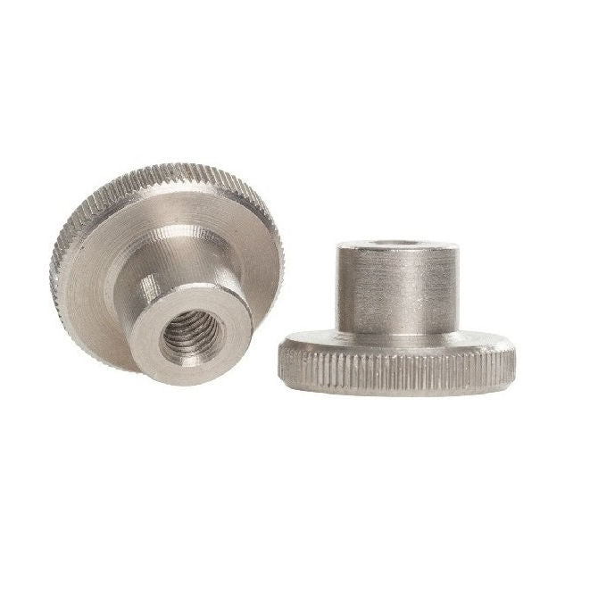 1072431 | NT064C-TH2512-S3 (Each) --- Thumb Nuts - 1/4-20 UNC - 6.35mm - 19.1x6.35 mm Basic - Stainless Steel 303/304 Similar to A2, 18-8 HRB80 Nut