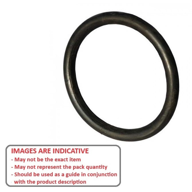 1056263 | OR-00386-091-N70 (Pack of 10)  --- General Purpose O-Rings - 3.86x0.91 mm - Black Nitrile Rubber Packs - Nitrile NBR, BUNA-N O-Ring