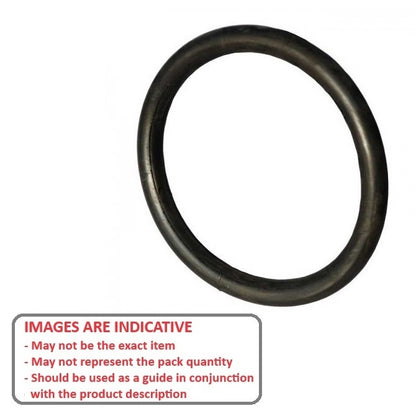1056263 | OR-00386-091-N70 (Pack of 10)  --- General Purpose O-Rings - 3.86x0.91 mm - Black Nitrile Rubber Packs - Nitrile NBR, BUNA-N O-Ring