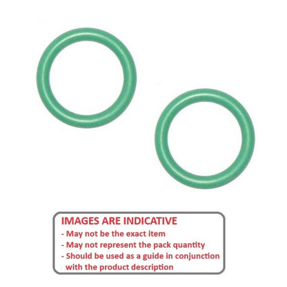 1070654 | OR-00600-100-VGN75 (PK-10) --- Fluoroelastomer Packs O-Rings - 6x1 mm - Green Fluoroelastomer - Fluoroelastomer O-Ring