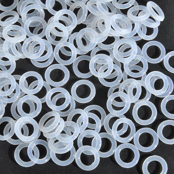 Silicone Rubber Bulk O-Rings - 31.34x3.53 mm - Clear - Silicone Rubber O-Ring