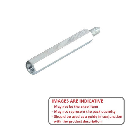 1043334 | SHX-TP-0285C-06-011-A (Each) --- Threaded Pillars - 4-40 UNC - 2.85mm - 4.76x6.35 mm - Aluminium Pillar