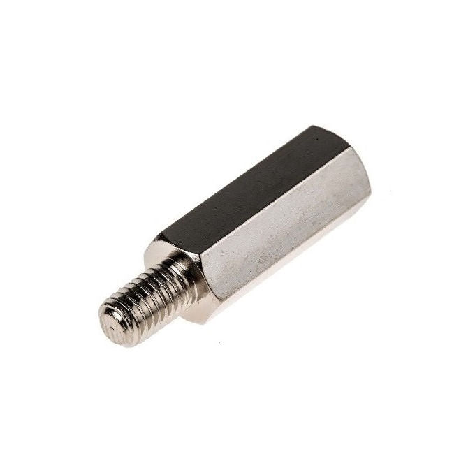 1043813 | SHX-TP-0300-06-018-S3 (Each) --- Threaded Pillars - M3 - 3x0.5mm - 8x10 mm - Stainless Steel 303/304 Similar to A2 or 18-8 HRB80 Pillar