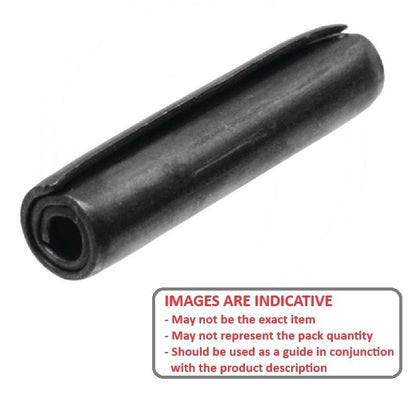 1112259 | PSP-159-076-C (Each) --- Coiled Pins - 15.88x76.2 - 15.88 - 16.13 - High Carbon Steel Pin