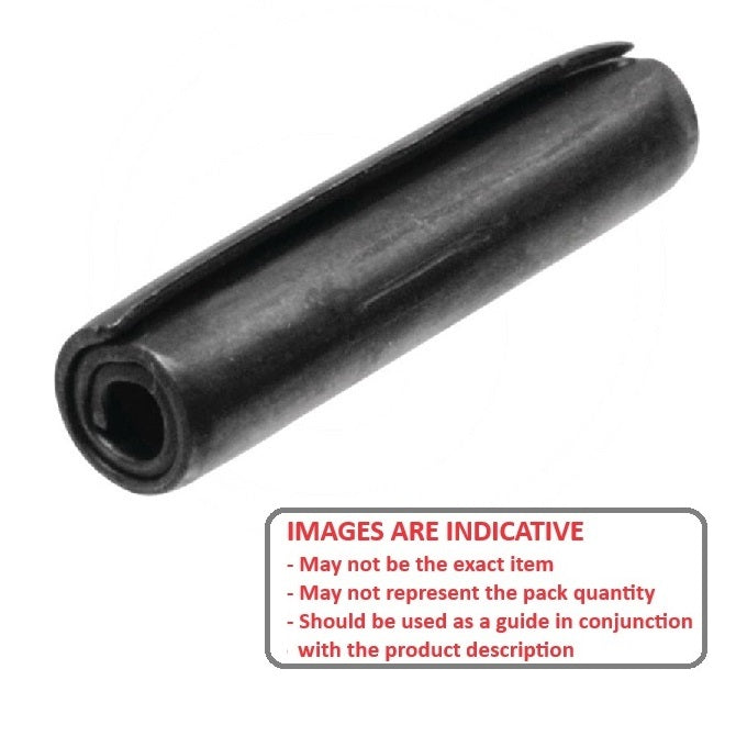 1068301 | PSP-060-040H-C (PK-2) --- Coiled Pins - 6x40 - 6.00 - 6.15 - High Carbon Steel Pin