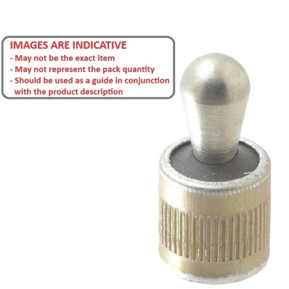 1070121 | JLP-10RS (Each) --- Locating Spring Pins - 6.35x3x4.01 mm Steel Pin - Carbon Steel