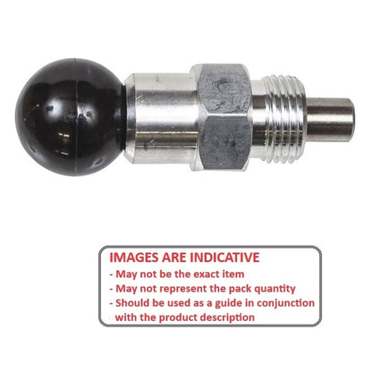 1086023 | BSD-30LOSSRS (Each) --- Pull Pins - 9.525x14.288x38.1 mm Round Handle - Stainless Steel Pin