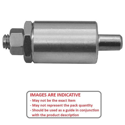 1071958 | BSD-75RS (Each) --- Pull Pins - 6.35x14.288x38.1 mm Threaded End - Steel Pin