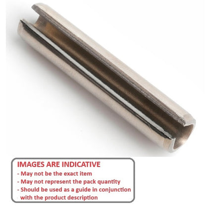 1056874 | RP048-0381-420 (PK-5) --- Roll Pins - 4.76x38.1x5.24 mm - Stainless Steel AISI 420C Rc 46-52 Pin