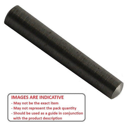 1107295 | TPM-1400-09000-M (Each) --- Taper Metric Pins - 14x90x15.8 mm - Carbon Steel Unhardened Pin
