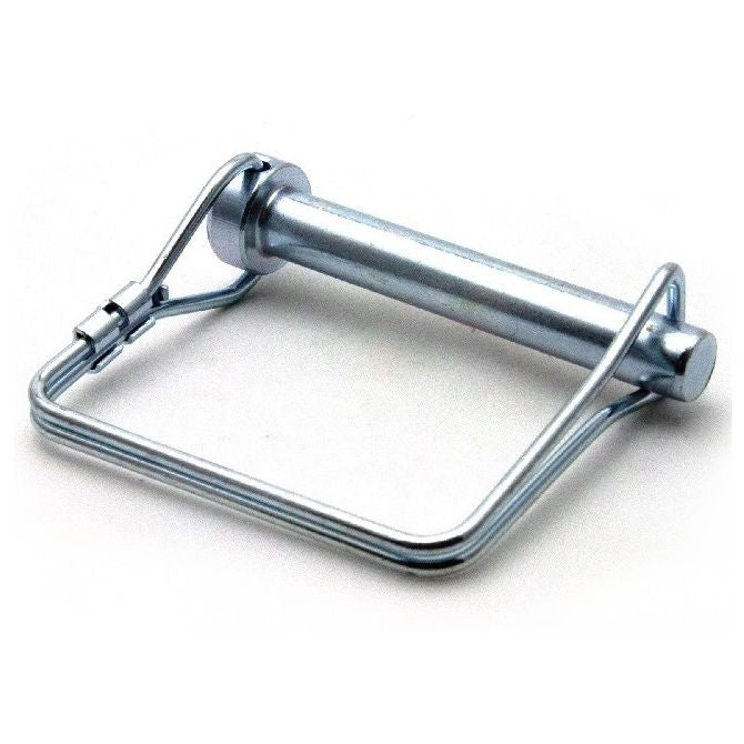 1088691 | LYP-Q2-095-076-CZ (PK-100) --- Wire Lock Lynch Pins - 9.53x76.2x2.3 mm Double Wire - Carbon Steel Spring Wire Zinc Plated Pin