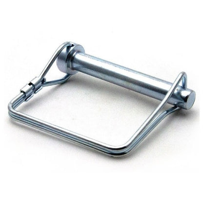 1088691 | LYP-Q2-095-076-CZ (PK-100) --- Wire Lock Lynch Pins - 9.53x76.2x2.3 mm Double Wire - Carbon Steel Spring Wire Zinc Plated Pin