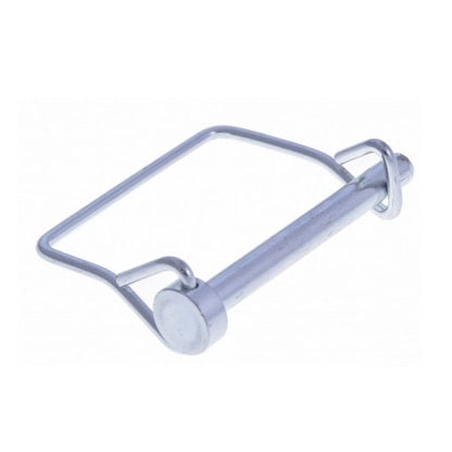 1073536 | LYP-Q1-064-064-CZ (PK-4) --- Wire Lock Lynch Pins - 6.35x63.5x3 mm Single Wire - Carbon Steel Spring Wire Zinc Plated Pin