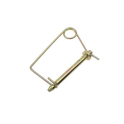 1073014 | LYP-T1-064-051-CZ (PK-25) --- Wire Lock Lynch Pins - 6.35x50.8x2.3 mm Single Wire - Carbon Steel Spring Wire Zinc Plated Pin