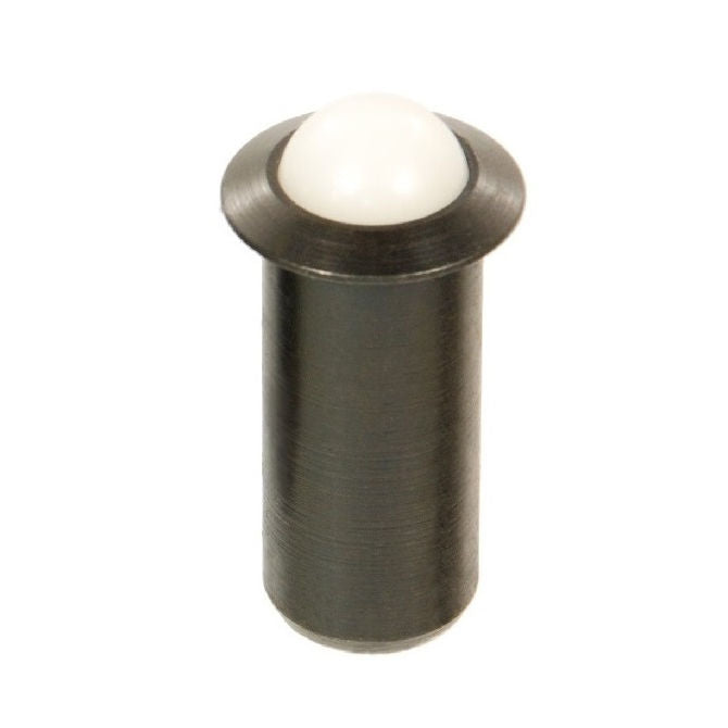 1048876 | PLBP-032-064-SN-006 (Each) --- Ball Push Fit Plungers - 3.18x6.4 mm - 1.8 N Stainless Body - Nylon Polyamide 6/6 Plunger