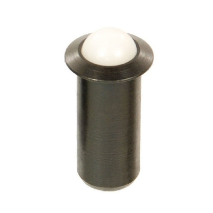 1048876 | PLBP-032-064-SN-006 (Each) --- Ball Push Fit Plungers - 3.18x6.4 mm - 1.8 N Stainless Body - Nylon Polyamide 6/6 Plunger