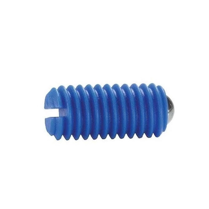 Ball Threaded Plungers - M3 - 3x0.5mm - 8 mm - 1.5 N Acetal Body - Acetal with Stainless Ball