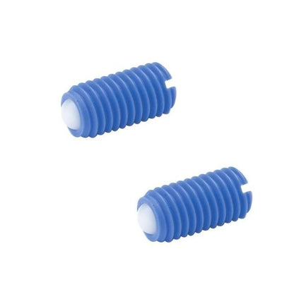 1071902 | PLBT-064C-135-AN-011 (PK-5) --- Ball Threaded Plungers - 1/4-20 UNC - 6.35mm - 13.5 mm - 4.5 N Acetal Body - Acetal with Nylon Ball Plunger