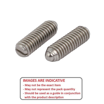 1078622 | PLBT-079C-147-S3-178 --- Ball Threaded Plungers - 5/16-18 UNC (7.94mm) x 14.7 mm x 79.2 N