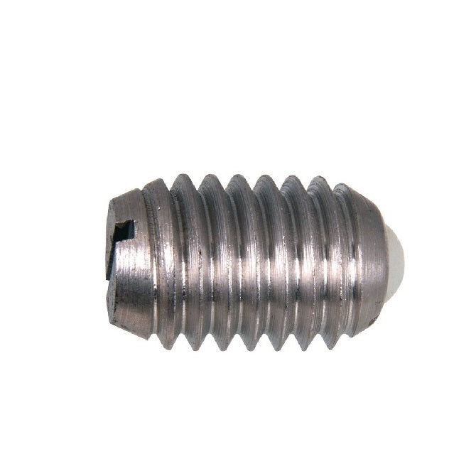Spring Plungers - 8-32 UNC - 4.17mm - 11.1 mm - 2.2 N No Handle - Stainless Steel Body with Acetal