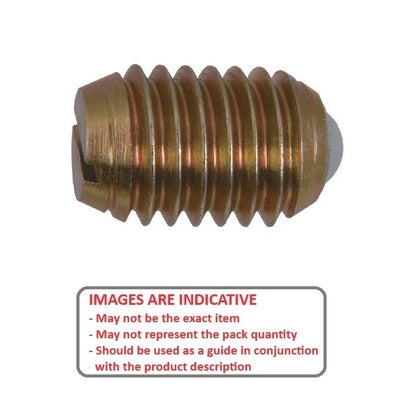 1087781 | PLBT-095C-159-CN-044 --- Ball Threaded Plungers - 3/8-16 UNC (9.53mm) x 15.9 mm x 22.2 N