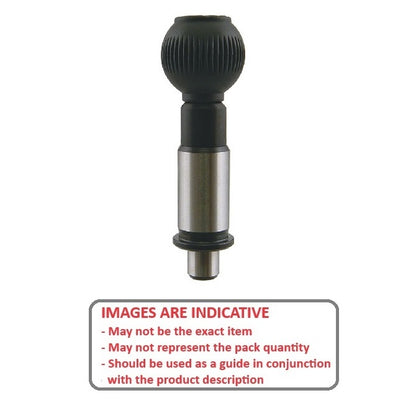 1124993 | PLI-P-120-320-23-SP-BG (Each) --- Indexing Precision Plungers - 20x35 mm - 1.5 N Ball Grip - Steel Plunger