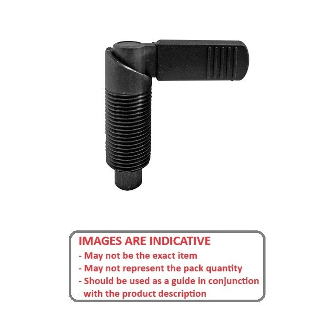 1232241 | PLIT-080-200-150-69-CA (Each) --- Indexing Cam Action Plungers - M20 Extra Fine - 20x1.5mm - 20.07x36.1 mm Without Hex Nut - Steel Plunger