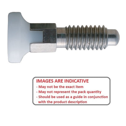 1087904 | PLST-095C-191-HSL-009 --- Spring Plungers - 3/8-16 UNC (9.53mm) x 19.1 mm x 1.1 N