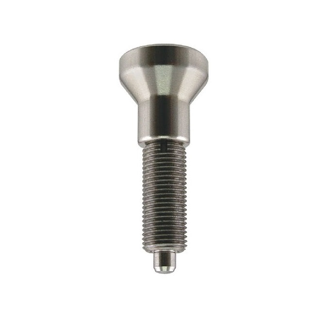 Indexing Pull Knob Plungers - M8 Fine - 8x1mm - 43 mm - 2.7 N No Collar - Stainless Steel 303 Similar to A2, 304, 18-8 