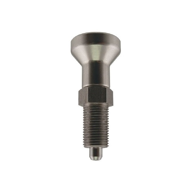 Indexing Pull Knob Plungers - M8 Fine - 8x1mm - 43 mm - 2.7 N  - Stainless Steel 303 Similar to A2, 304, 18-8 