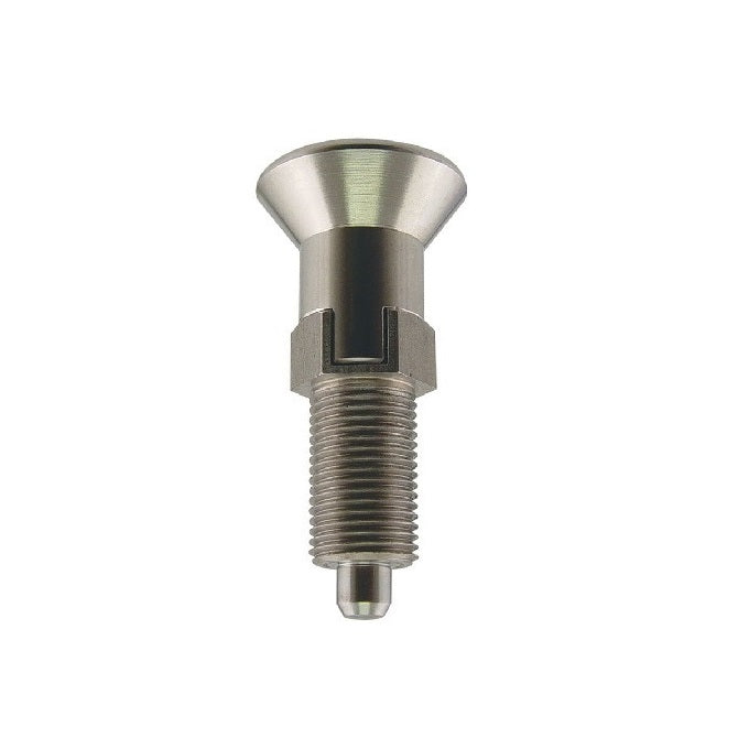 Plungers - Indexing Pull Knob - Stainless - With Locking Slot